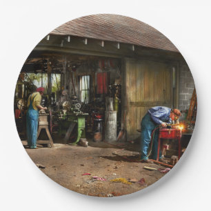 Machinist - Backyard machinists 1942 Paper Plate