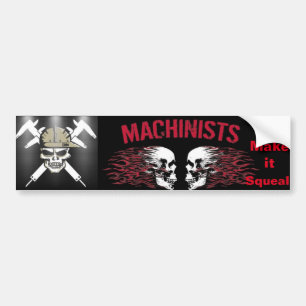 Machinist Bumper Sticker