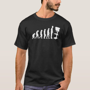 Machinist Engineer Evolution Cnc Machinist T-Shirt