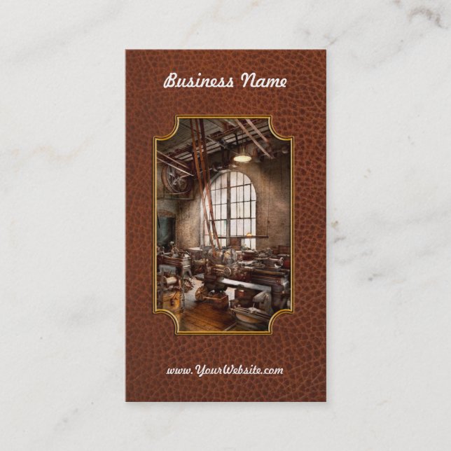 Machinist - I like big tools Business Card (Front)