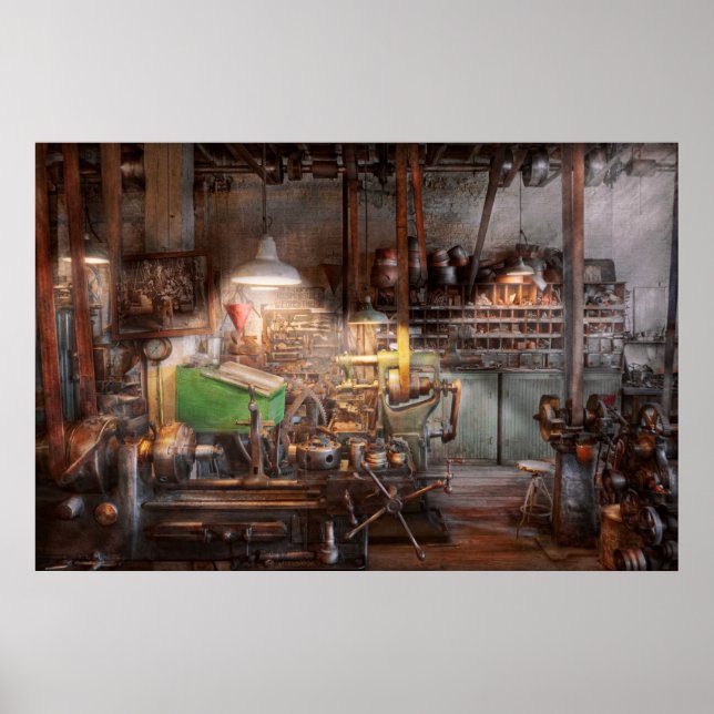 Machinist - It all starts with a Journeyman Poster (Front)