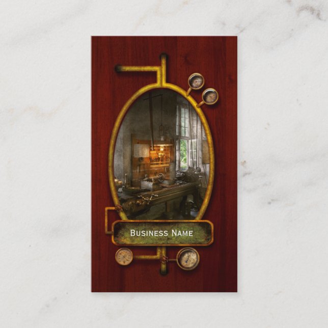 Machinist - Lathes Business Card (Front)