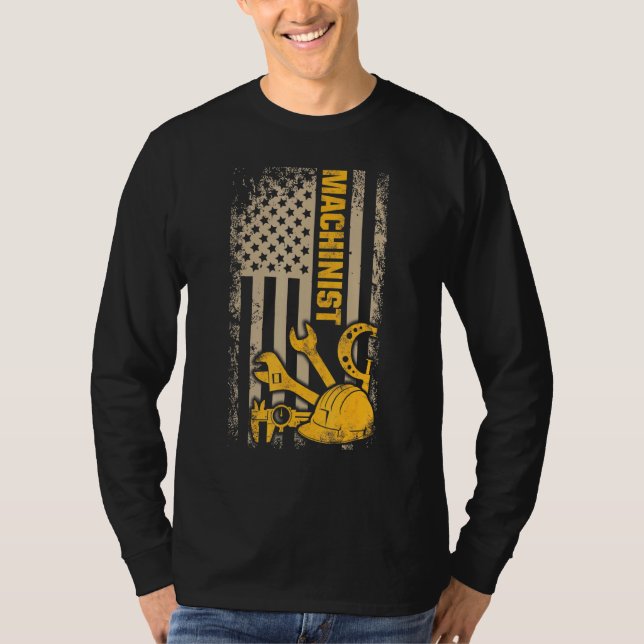 Machinist Machine Operator Machining 11 T-Shirt (Front)