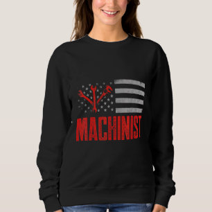 Machinist Machine Operator Machining 26 Sweatshirt