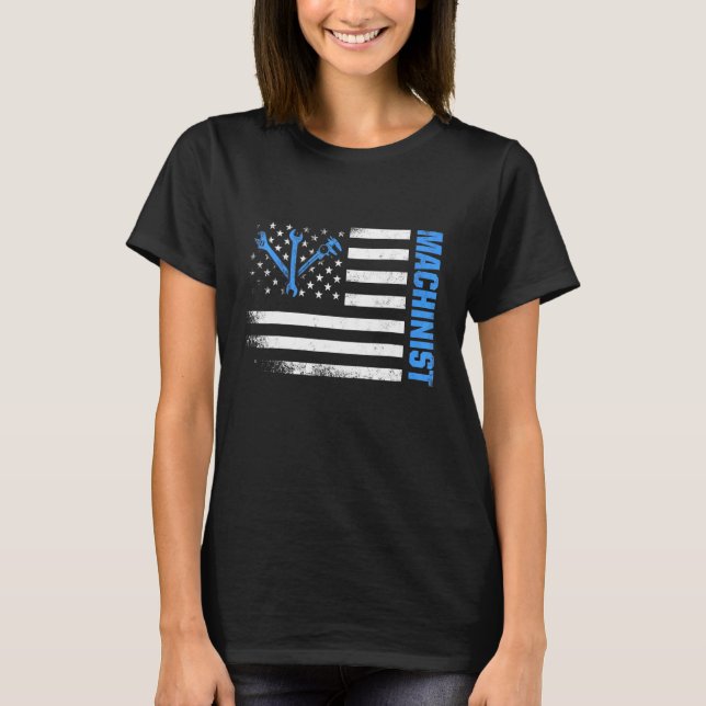 Machinist Machine Operator Machining 29 T-Shirt (Front)