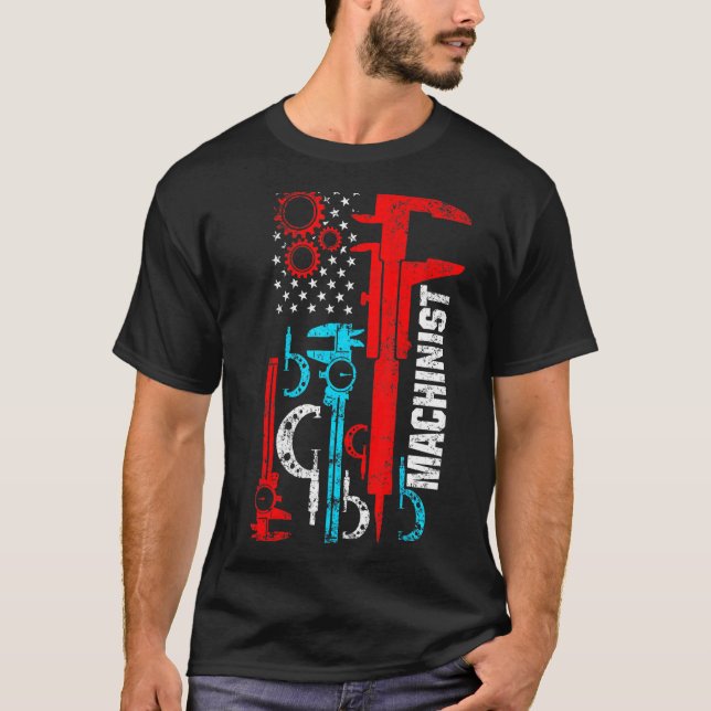 Machinist Machine Operator Machining 52 T-Shirt (Front)