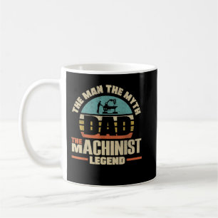 Machinist Metalworker, Machining Father Coffee Mug