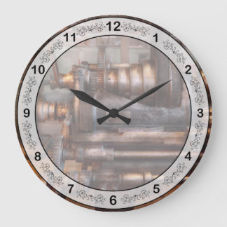 Machinist - Steampunk - 5 Speed Semi Automatic Large Clock