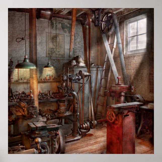 Machinist - The modern workshop Poster (Front)