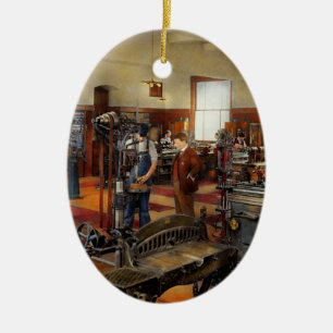 Machinist - The standard way 1915 Ceramic Ornament