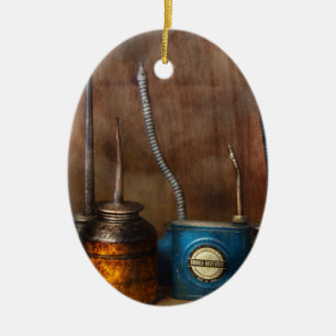 Machinist - Tools - Lubrication Dispensers Ceramic Ornament