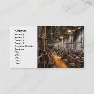 Machinst - A room full of Lathes Business Card
