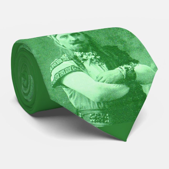 macho macho man in green tie (Rolled)