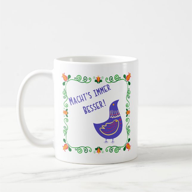 Macht's Immer Besser no background classic mug (Left)