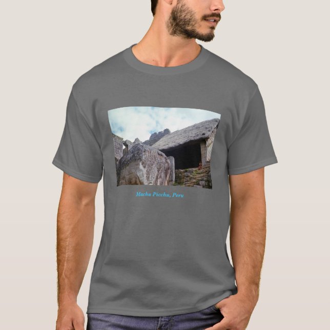 'Machu Picchu 4' dark T-Shirt (Front)