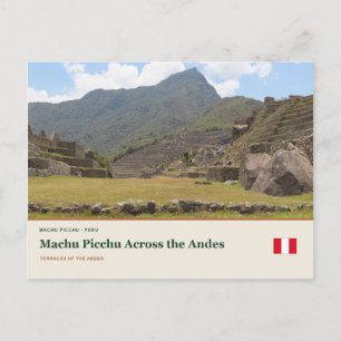 Machu Picchu Across the Andes Postcard