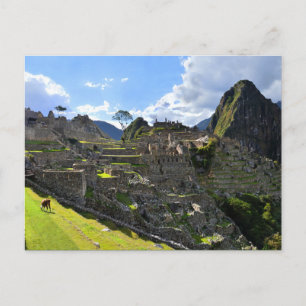 Machu Picchu Afternoon, Peru Postcard