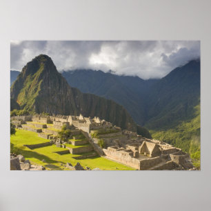 Machu Picchu, ancient ruins, UNESCO world 4 Poster