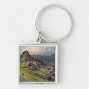 Machu Picchu, ancient ruins, UNESCO world Keychain