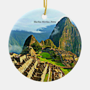 Machu Picchu Ceramic Ornament
