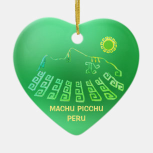 Machu Picchu Cusco Peru Ceramic Ornament