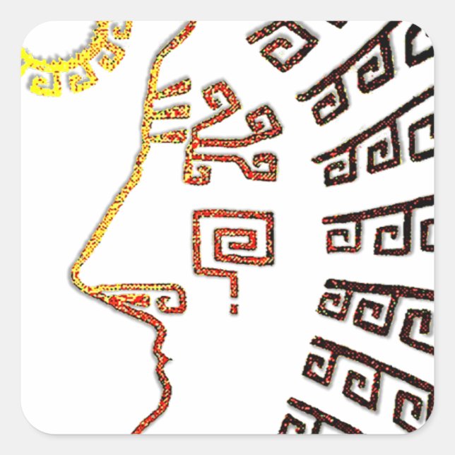 Machu Picchu Cusco Peru Square Sticker (Front)