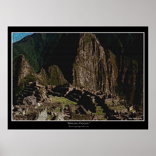 "Machu Picchu" Imprimantes et affiches d'art (Devant)