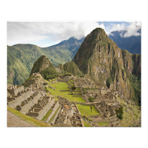 Machu Picchu, inca city in Peru photo print