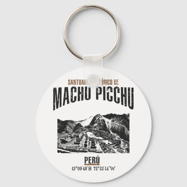 Machu Picchu Keychain (Front)