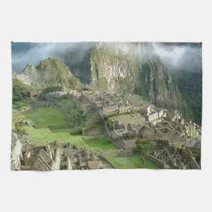 machu picchu kitchen towel