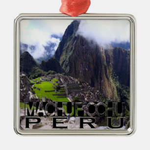 Machu Picchu Metal Ornament