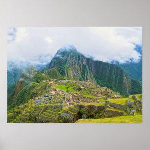 Machu Picchu Overlook, Pérou Poster
