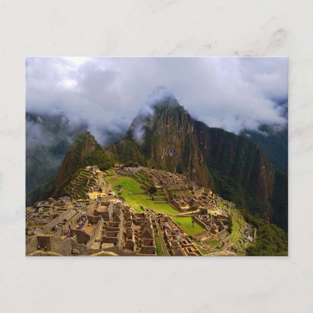 Machu Picchu Overlook, Peru Postcard (Front)