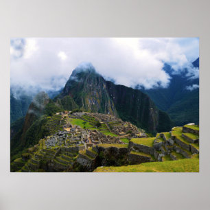 Machu Picchu Overlook, Peru Poster