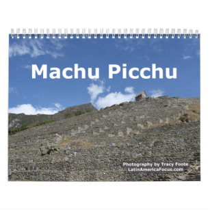 Machu Picchu Pérou Calendrier du mur 2024