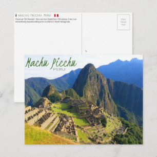 Machu Picchu, Pérou Carte postale
