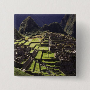 Machu Picchu, Peru 2 Inch Square Button