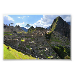 Machu Picchu, Peru, Afternoon Photo Print