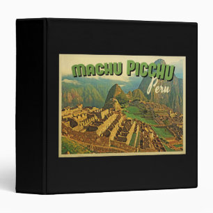 Machu Picchu Peru Binder