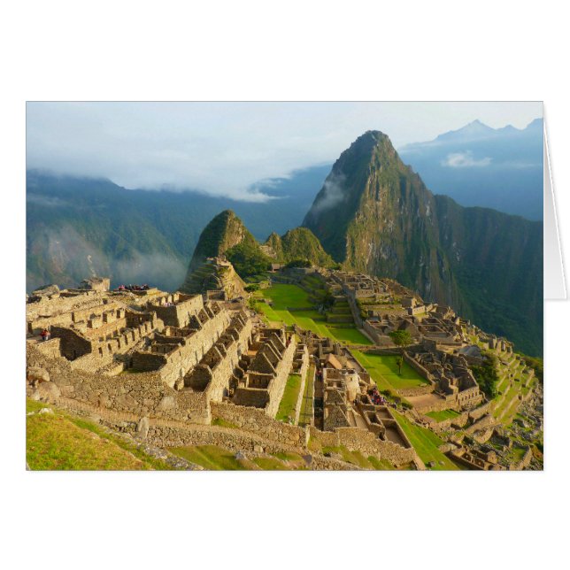 Machu Picchu, Peru Blank Card (Front Horizontal)