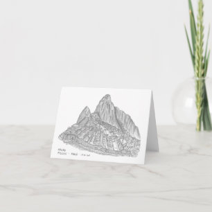 Machu Picchu, Peru Card