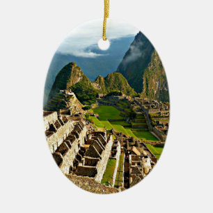 Machu Picchu, Peru Ceramic Ornament