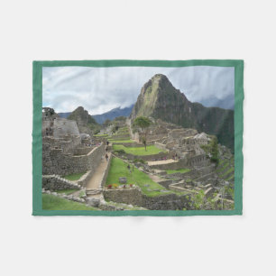 Machu Picchu Peru fleece Blanket/pillow Blanket
