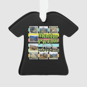 Machu Picchu Peru Happiness Ornament
