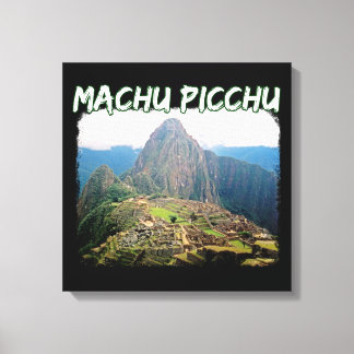 Machu Picchu Peru - Huayna Picchu Mountain Canvas Print
