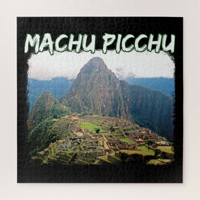Machu Picchu Peru - Huayna Picchu Mountain Jigsaw Puzzle (Vertical)