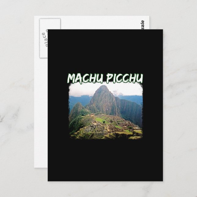 Machu Picchu Peru - Huayna Picchu Mountain Postcard (Front/Back)