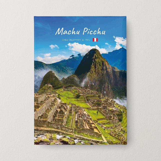 Machu Picchu, Peru - Inca Citadel Ruins (Front)