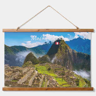 Machu Picchu, Peru - Inca Citadel Ruins Hanging Tapestry