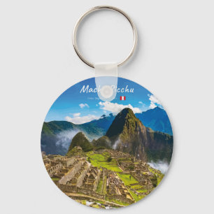 Machu Picchu, Peru - Inca Citadel Ruins Keychain